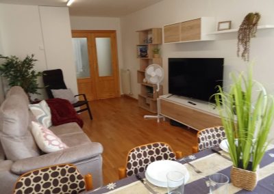 Apartamento céntrico en Sabiñánigo · 2 terrazas · Carga VE